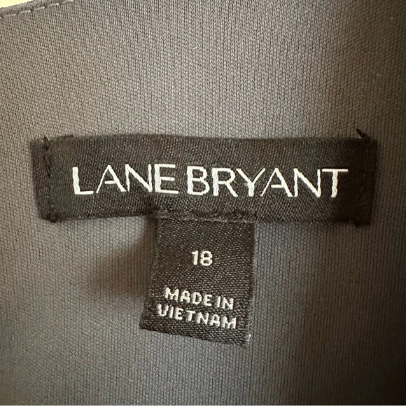 Lane Bryant size 18 Silver Metallic Pleated Crossover Dress High Low Lined Party - Picture 4 of 7